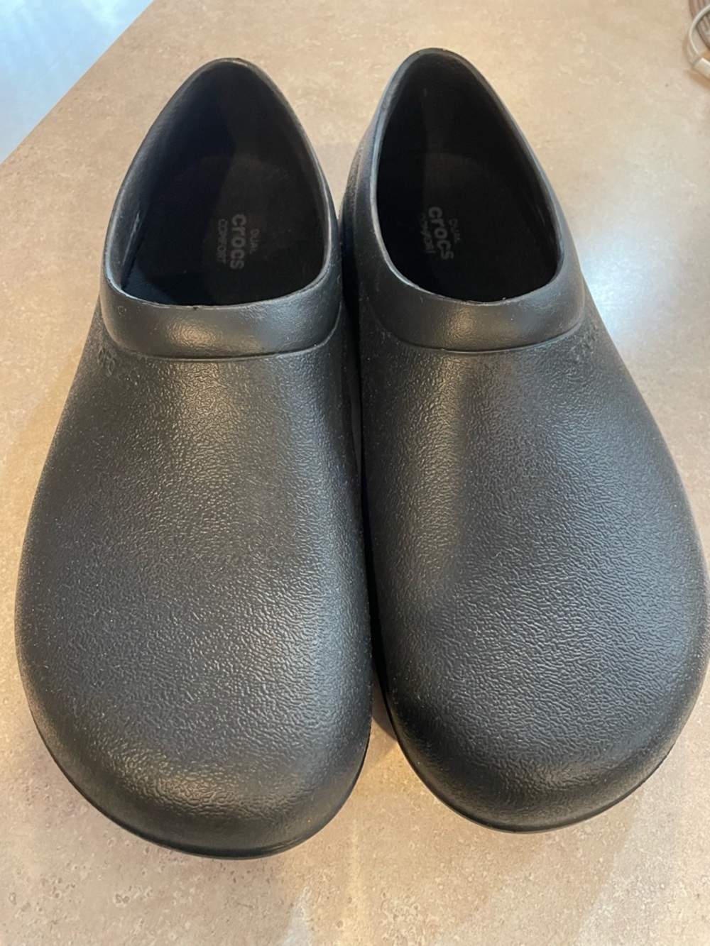CROCS Black Slip-On Professional Clogs Men's size 12